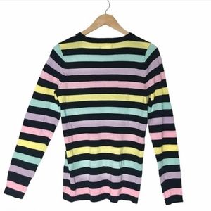 Pastel unicorn stripe sweater